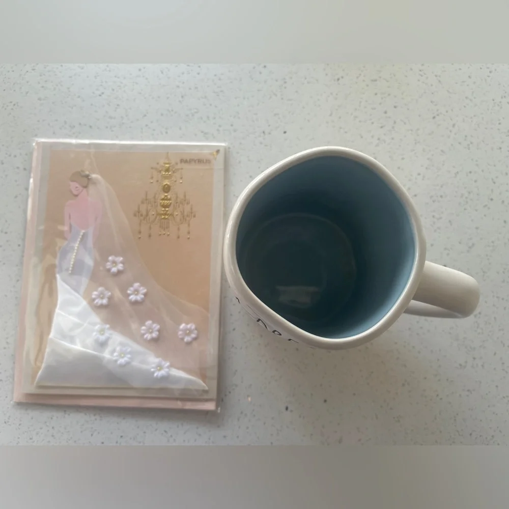 Lot: Rae Dunn Disney Mug & Papyrus Wedding Card - Picture 3 of 3